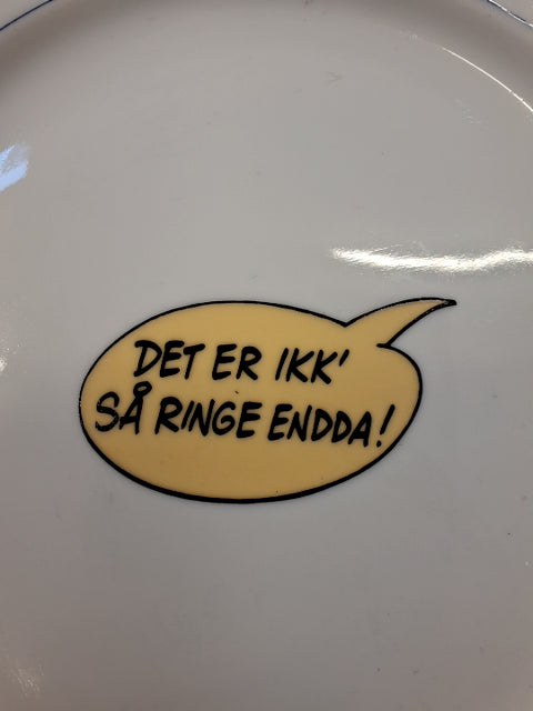 Fisketallerken fra reklame